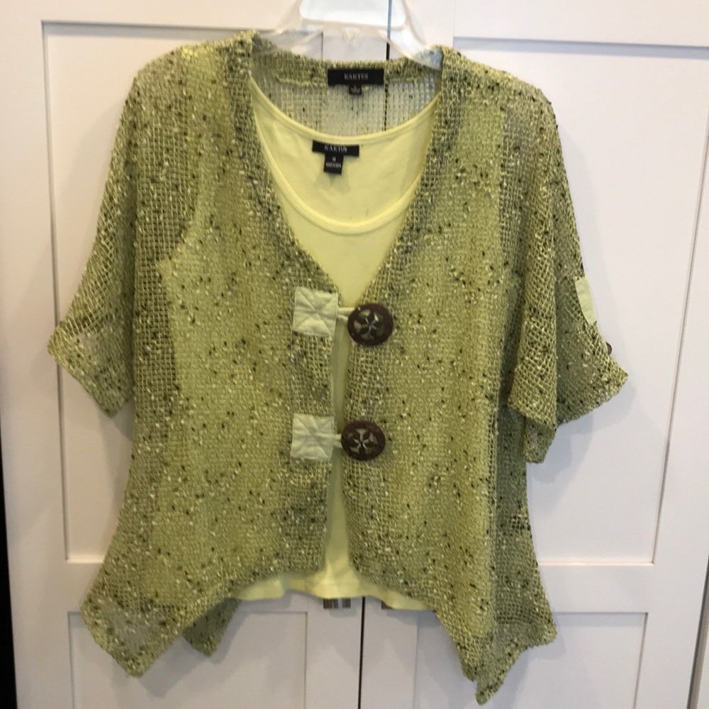 Kaktus two piece tank/sweater set